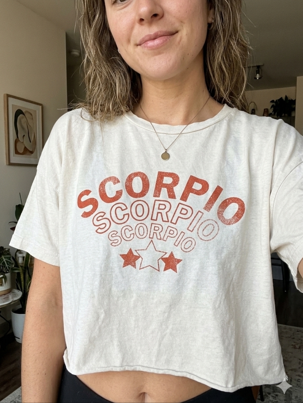 Aerie Scorpio Tee - White and Red